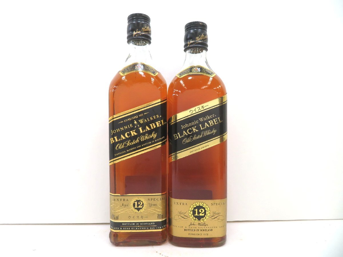 古酒 1円~スタート 4本セット Johnnie Walker ジョニーウォーカー 