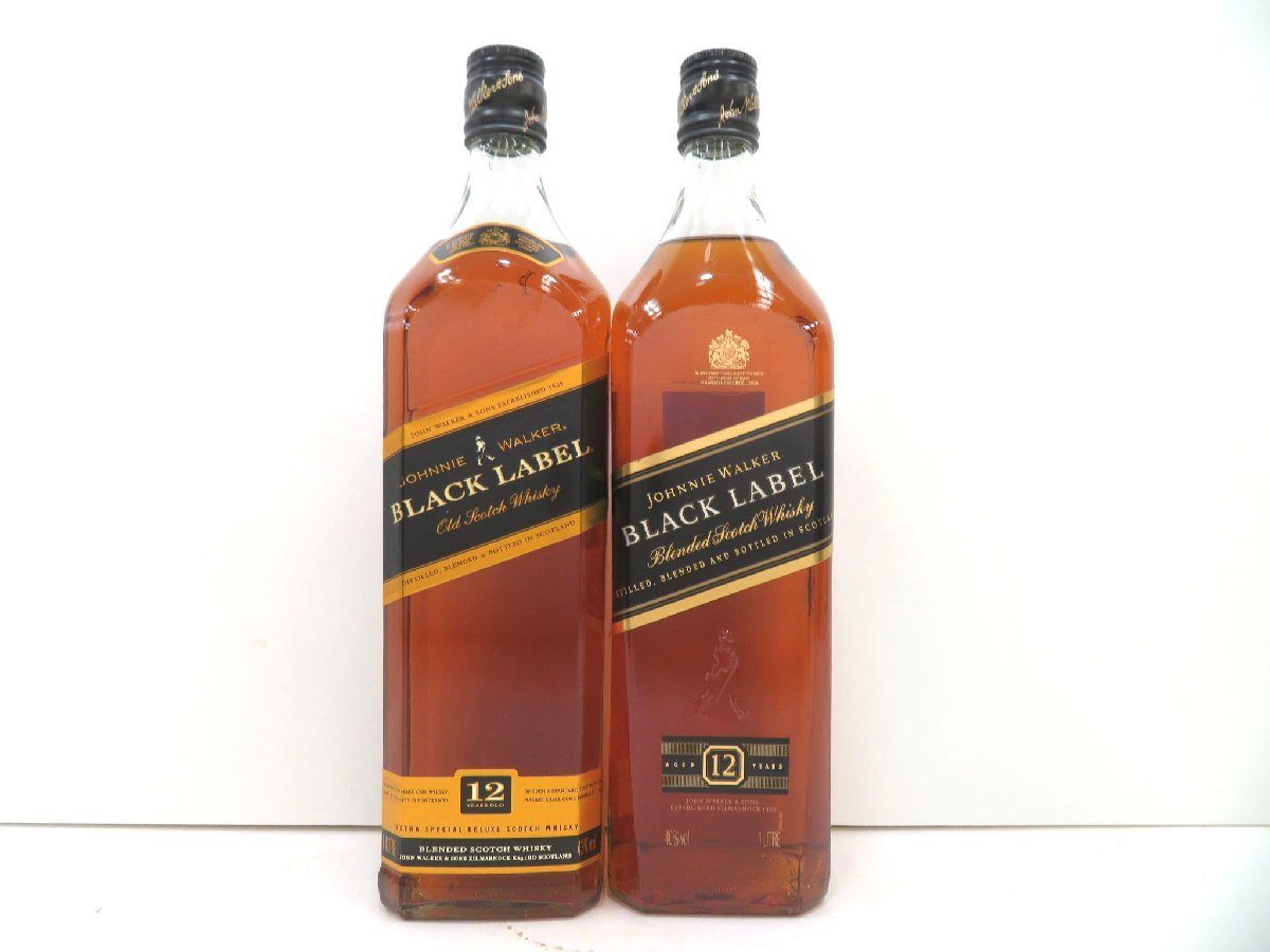 古酒 1円~スタート 4本セット Johnnie Walker ジョニーウォーカー 