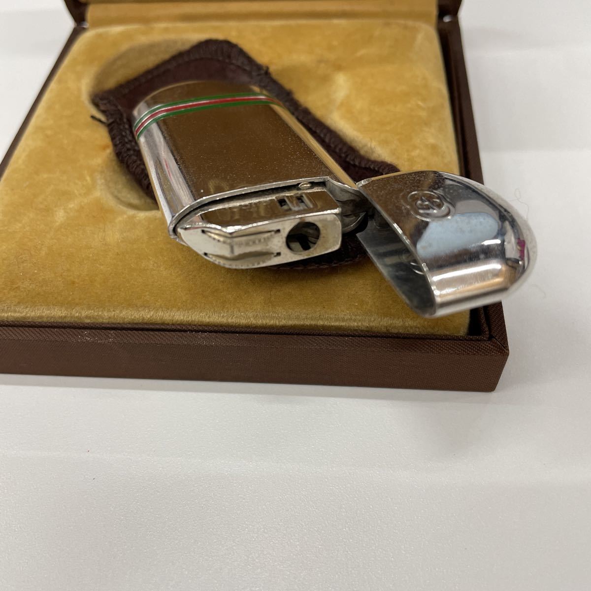 I10/【中古品】GUCCI ライター シェリーライン グッチ ガスライター 