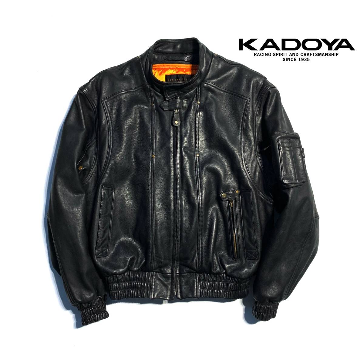 最高級【LL】KADOYA カドヤ NEW CONCEPTER レザー ライダース 