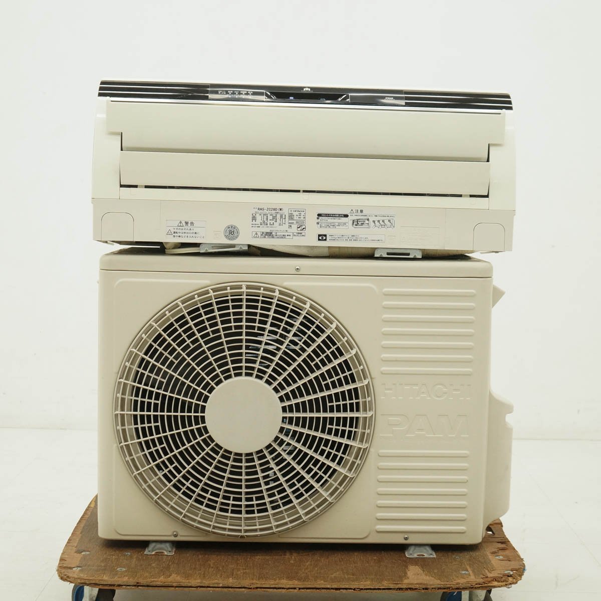 ジャンク品】HITACHI 日立 ルームエアコン ステンレス・クリーン 白く