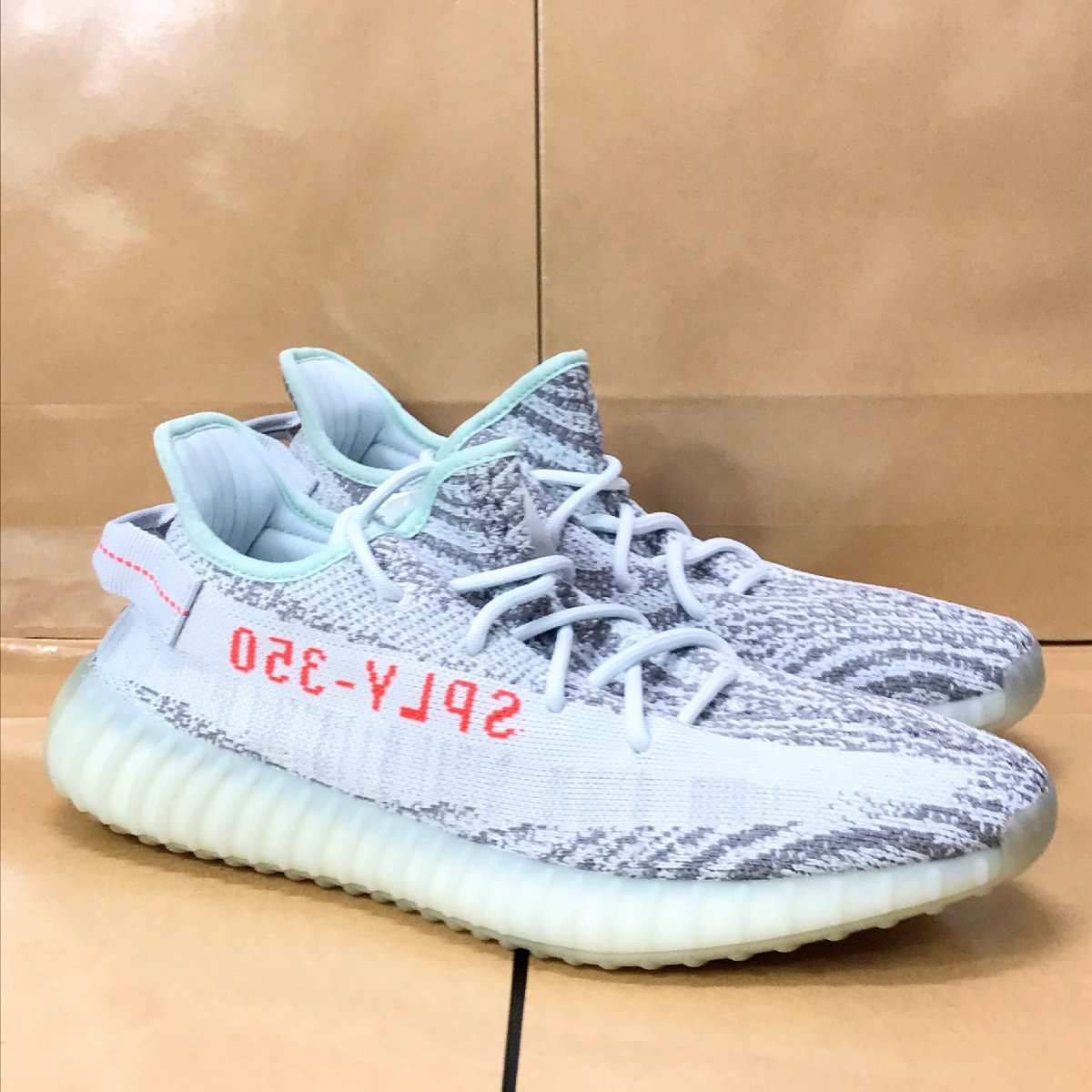 23.5cm イージーブースト350 V2 ブルーティント adidas アディダス 
