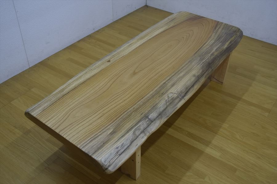 銘木 無垢一枚板 ケヤキ ナンナロ欅（ケヤキ）のプレート 家具 けやき