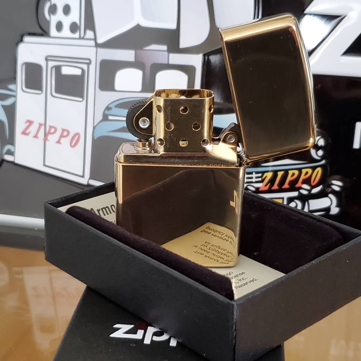 62 YouTube動画有 チューニングZIPPO 169真鍮無垢 Zippo Armor Case