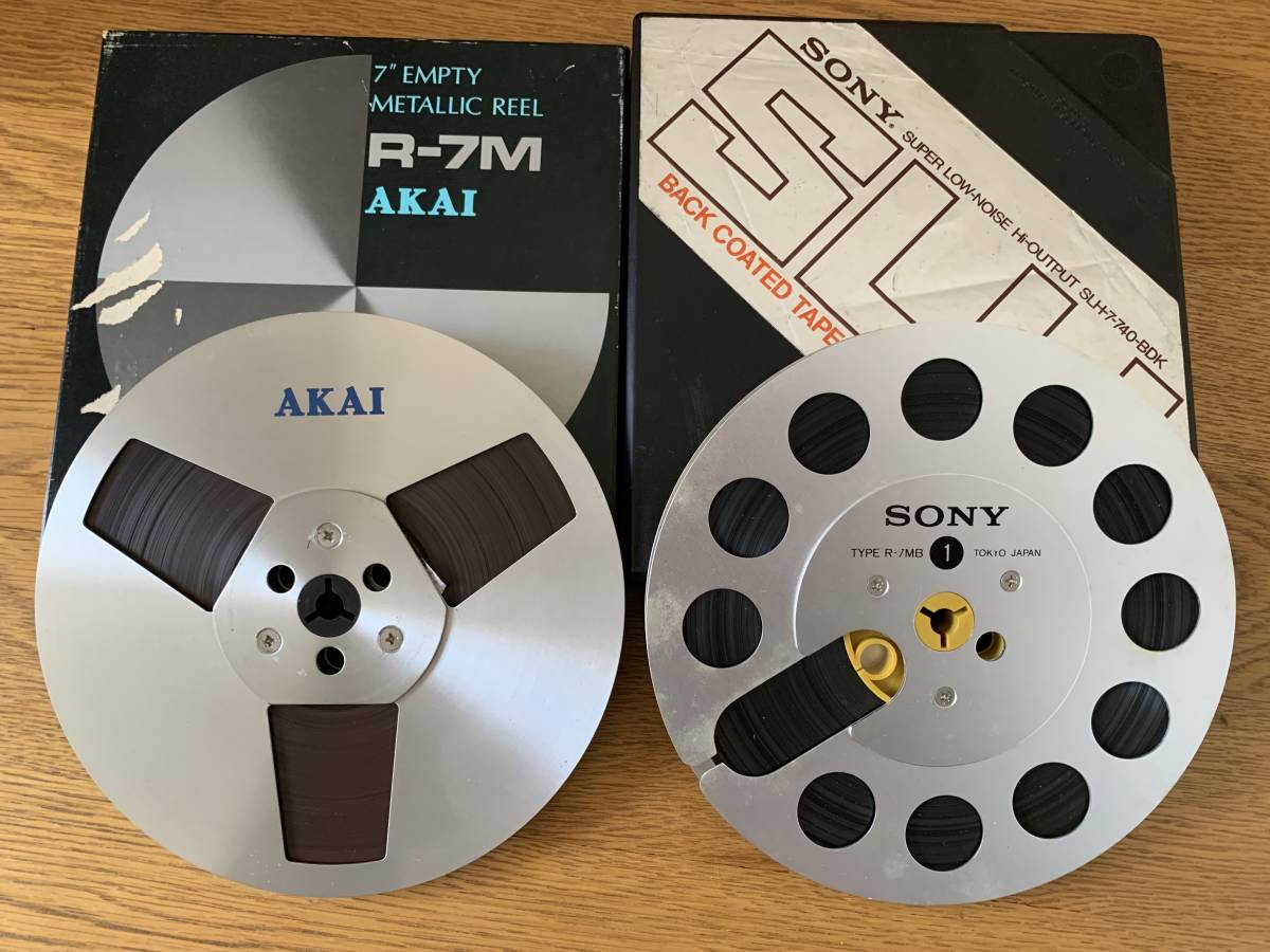 販売 東京 AKAI R-7M SONY R-7MB オープンリールテープ メタルリール 7