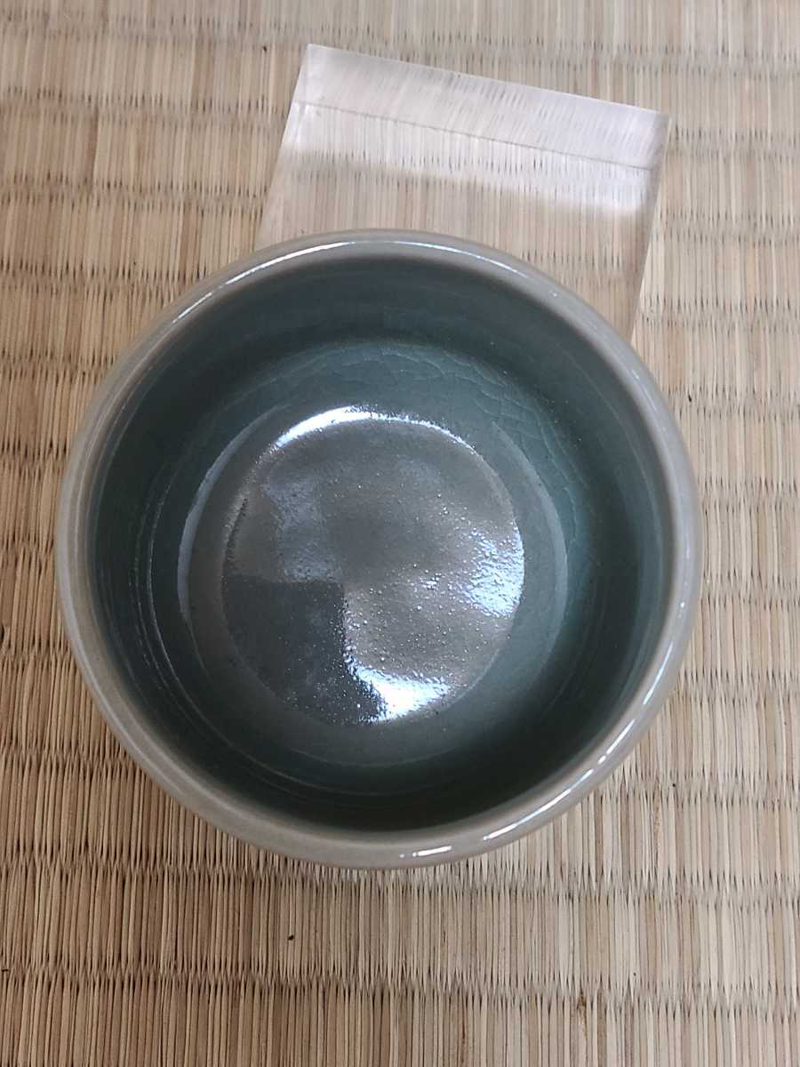 湯呑 未使用 韓国 人間国宝 人間文化財 柳海剛 柳根瀅 高麗青磁雲鶴文