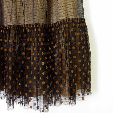 ミュベール muveil 21FW スカート ロングスカート ドット チュール  