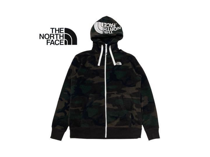 正規品，低価 HA124◯ THE NORTH FACE ジップアップパーカー フリース 迷彩 メンズLサイズ フーディー(フリース)｜売買されたオークション情報、yahooの商品情報をアーカイブ公開 - オークファン 男性用