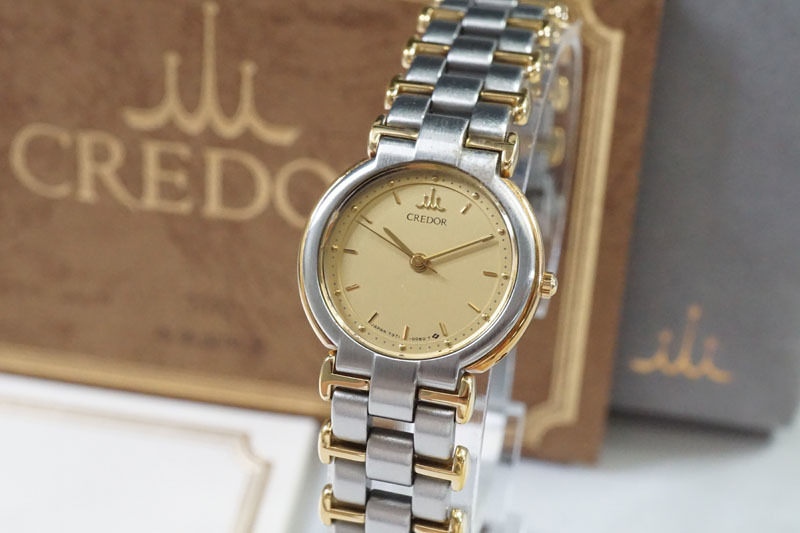 希少 美品】 SEIKO セイコー CREDOR クレドール Ref. 2F70-5340