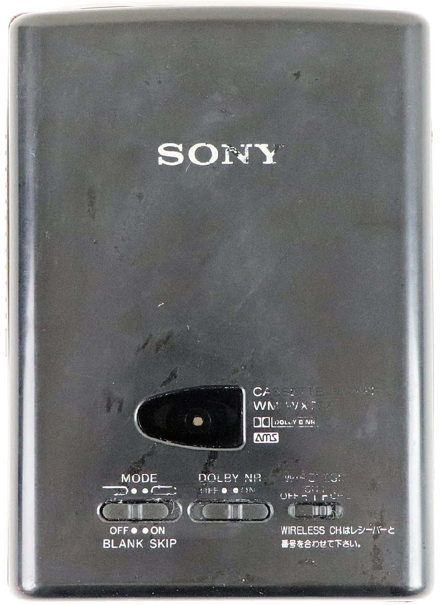 S◇ジャンク品◇ウォークマン/WALKMAN WM-WX777 B ブラック ソニー