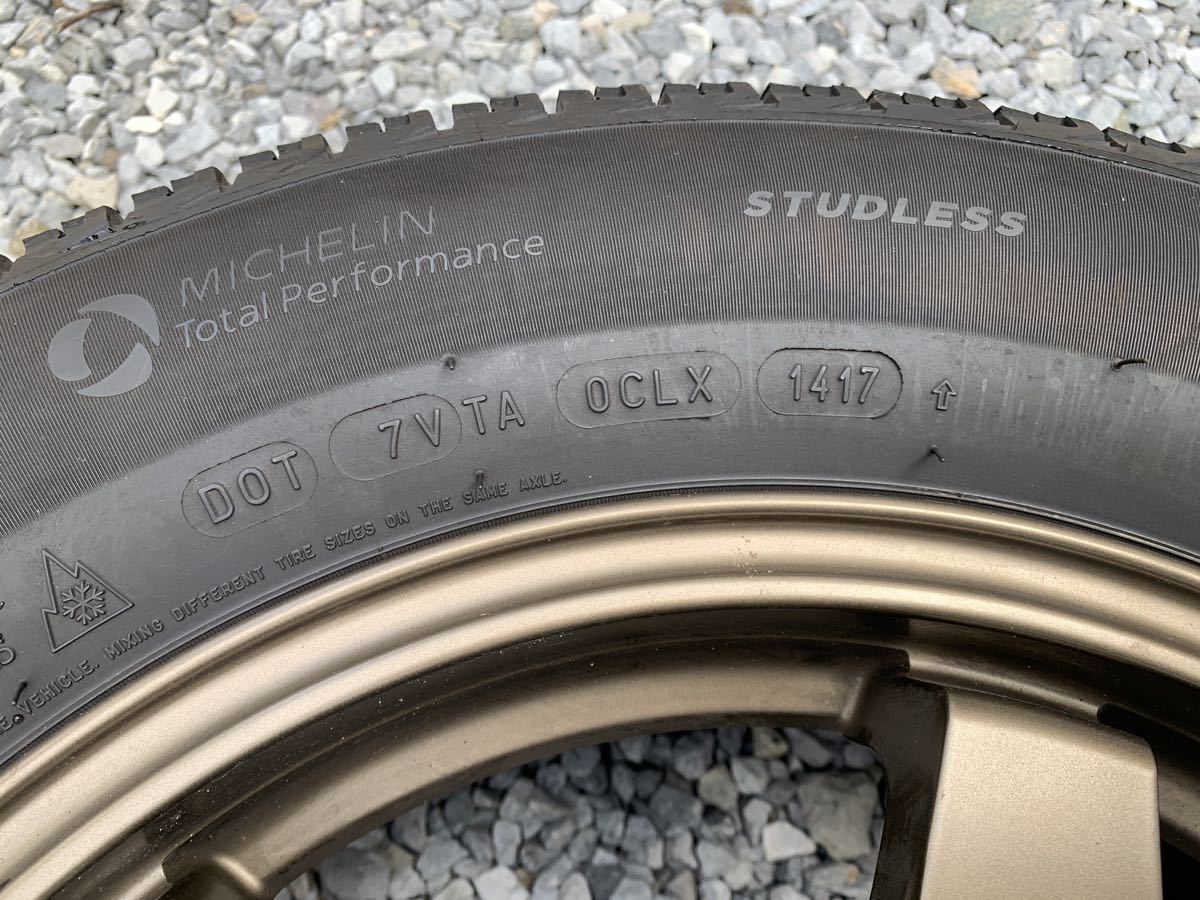 ミシュランX-ICE3+ 195/65R15 ブロンズホイール4本セット　ノア　ヴォクシー など MICHELIN 195&frasl;65R15 X-ICE 0 セダン VR