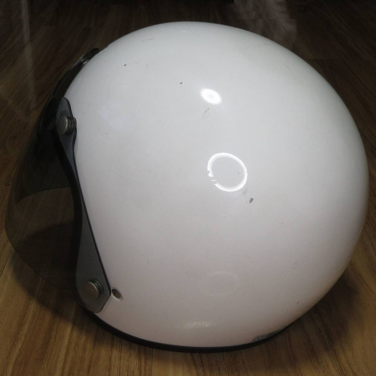 アライ オープンフェイスヘルメット クラシックSW 白 サイズL スモーク