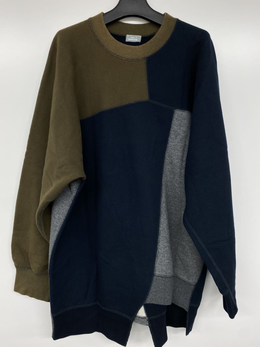 kolor/BEACON 切替スウェット 2019aw 1