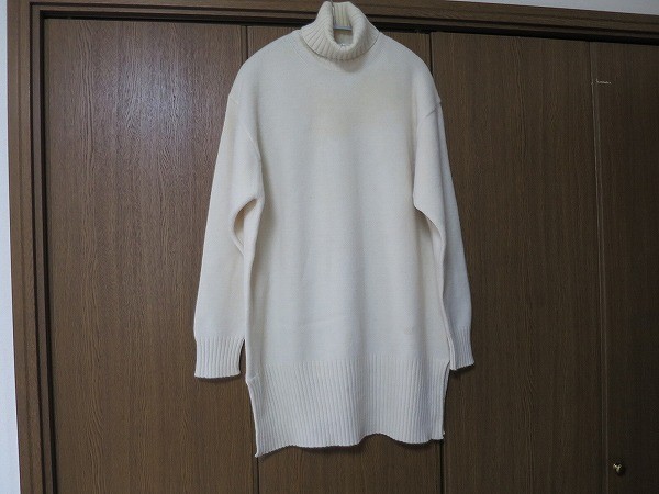  マックスマーラ MAXMARA 白タグ ロング丈ニット タートルネックセーター(セーター)｜売買されたオークション情報、yahooの商品情報をアーカイブ公開 - オークファン トップス