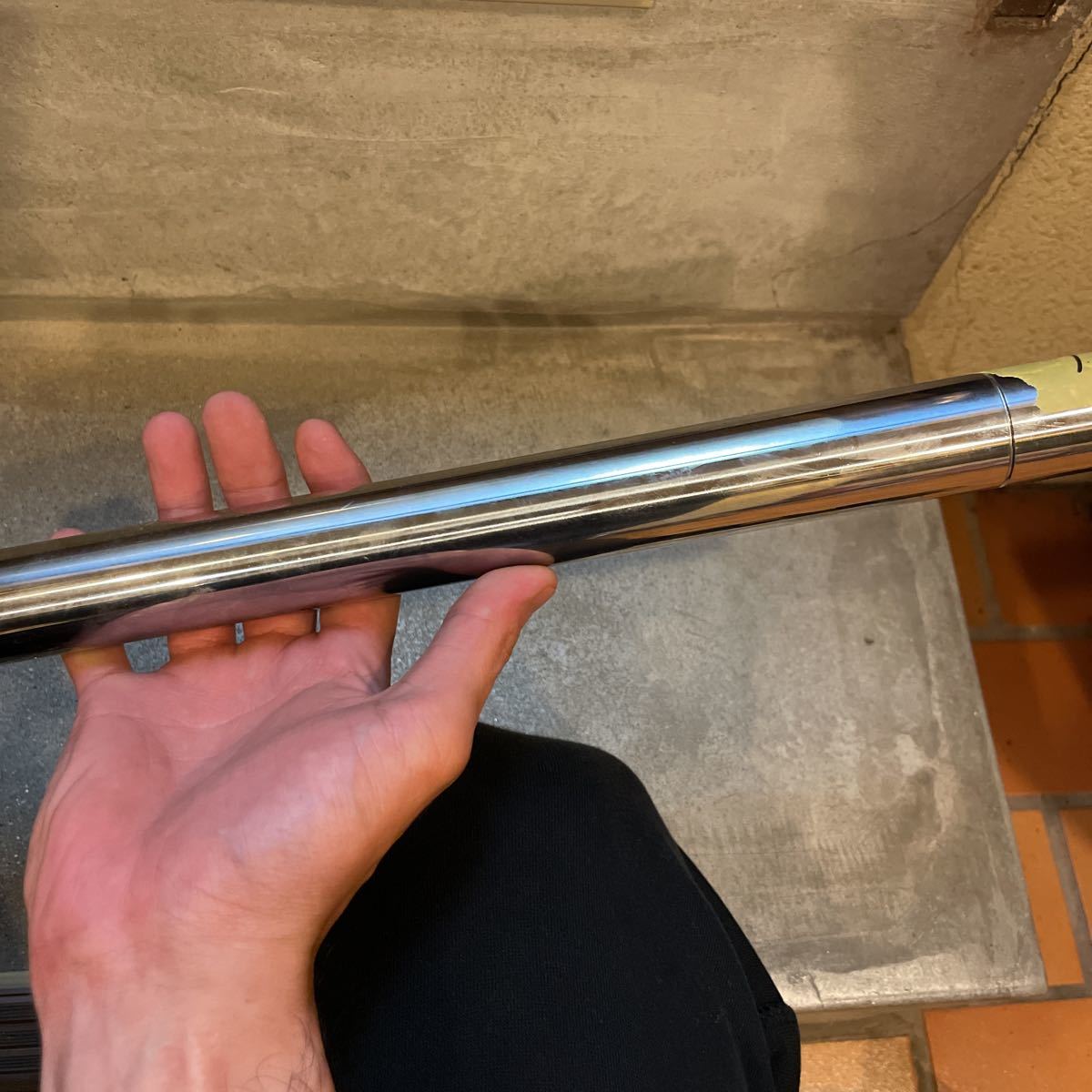 nsf100 nsr50 nsrmini フロントフォークインナーチューブ ① 美品 