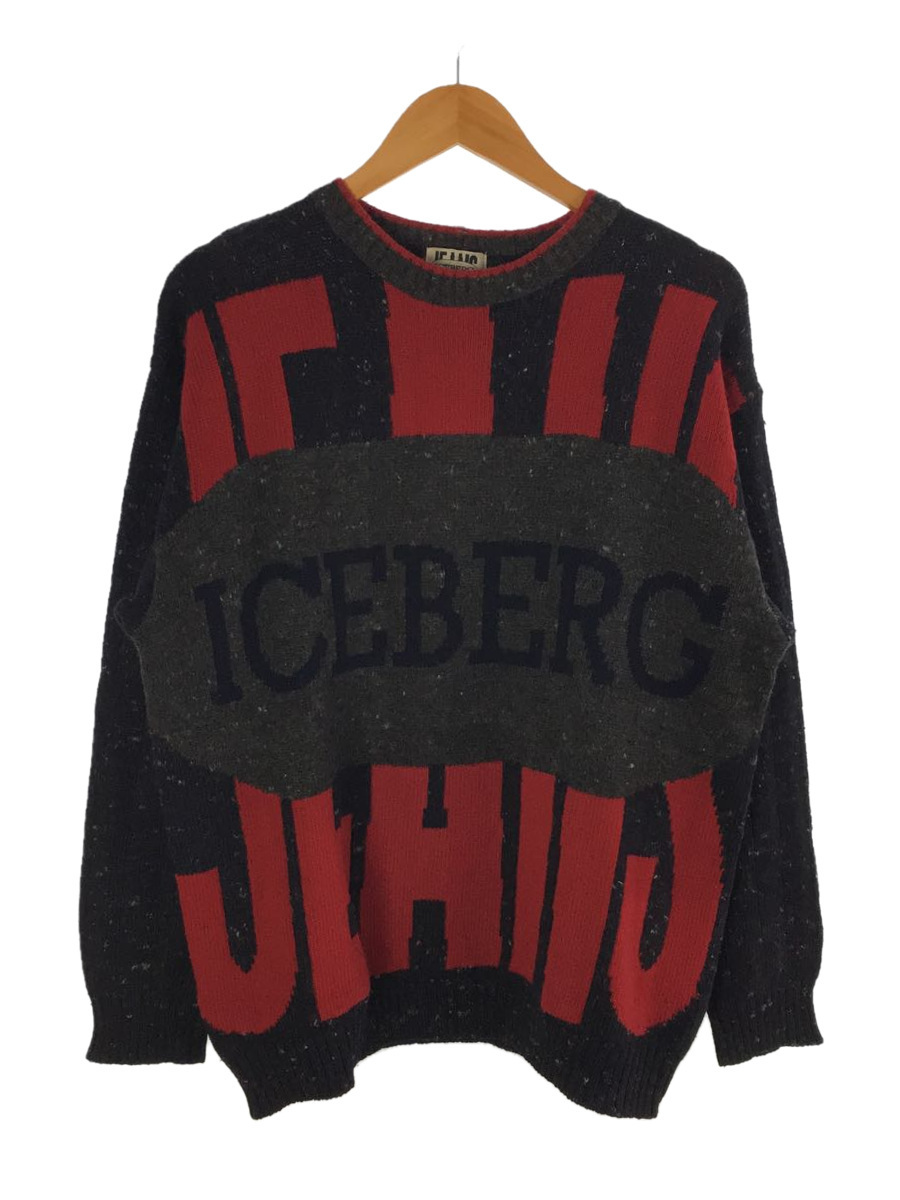 【豊富な，格安】 ICEBERG /ネップ/セーター 厚手 /S/ウール/GRY/総柄(Sサイズ)｜売買されたオークション情報、yahooの商品情報をアーカイブ公開 - オークファン Sサイズ
