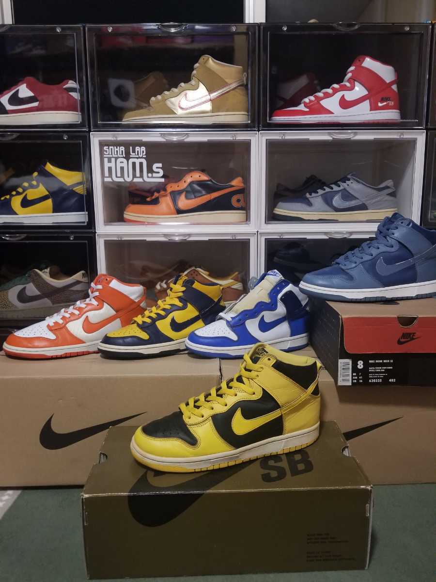 VNTG 名品 1999年製 NIKE DUNK HIGH LE 復刻 カレッジカラー ナイキ 