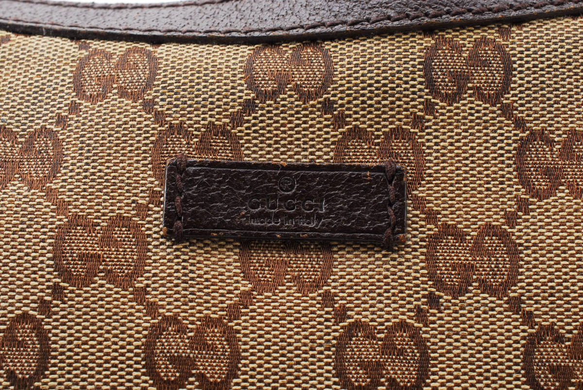 1円〜 美品 GUCCI グッチ シェリーライン GGキャンバス 1円〜 美品 GUCCI グッチ シェリーライン GGキャンバス