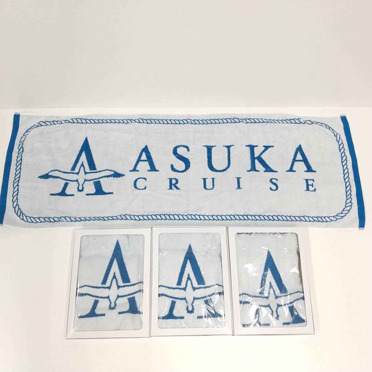 ASUKA cruise × NYK LINE 140th 記念品タオル ASUKA cruise × NYK LINE 140th 記念品タオル