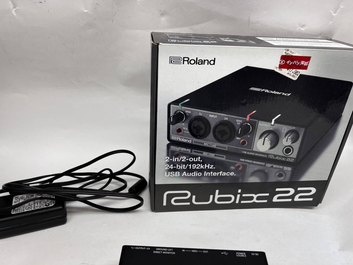 Roland rubix22 Roland usb オーディオインターフェース ROLAND