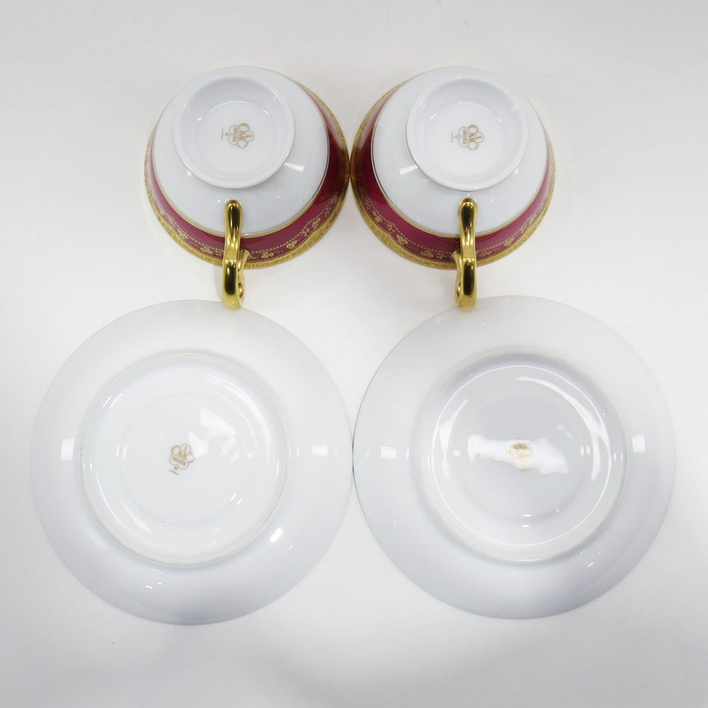 アレキサンドリーヌ 大倉陶園 カップ＆ソーサー | 1円～ 1客 カップ&amp;ソーサー ノリタケ食器 食器 ティー・コーヒー碗皿 大倉陶園］アレキサンドリーヌ 希少&frasl;極美品大倉陶園 金彩 ER0328-5-3 川上商店 5cm