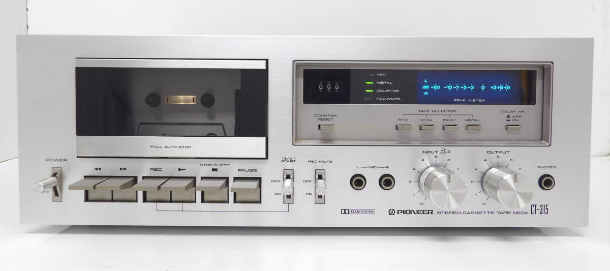 PIONEER パイオニア CT-55T カセットデッキ 名機 昭和レトロ 【公式通販】