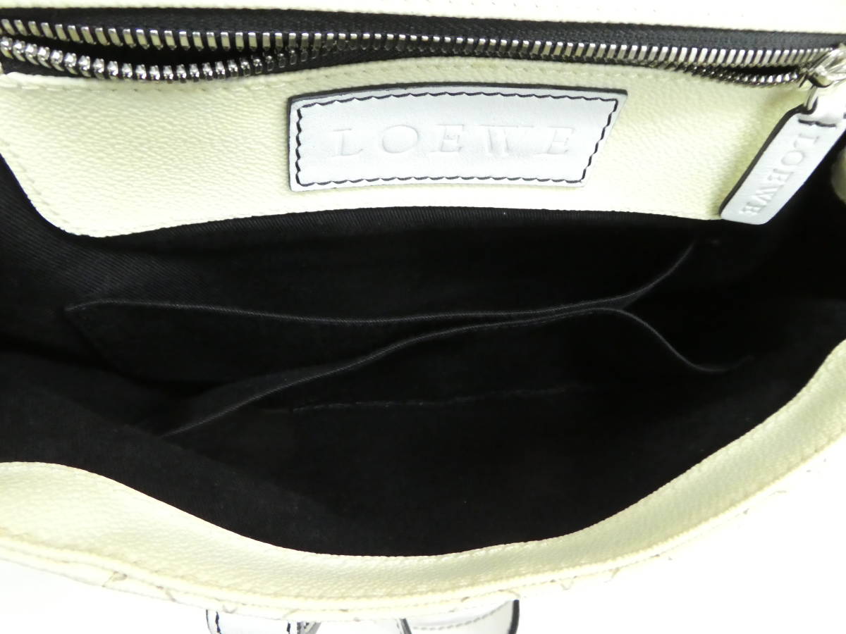 1円スタート】☆LOEWE ロエベ アナグラム レザー 2WAYショルダーバッグ 