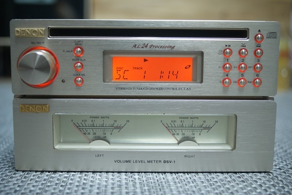 DENON DCT-A1 DSV-1 ハイエンドCDユニットパワーメーターセット DENON DCT-A1+DSV-1中古 DENON DCT-A1 DSV-1 ハイエンドCDユニット