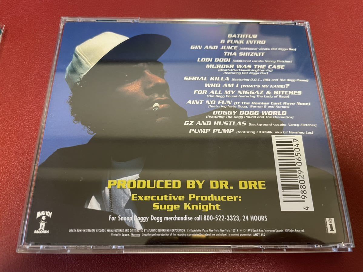 国内盤初盤オリジナル2枚セット【DR. DRE/SNOOP DOGGY DOGG】Gangsta 
