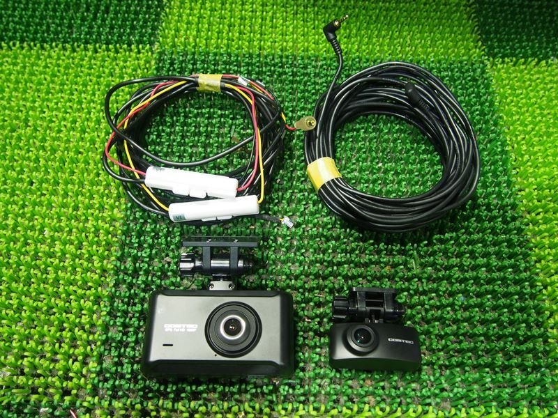 コムテックZDR025型前後2カメラドラレコ完全作動確認フルセット