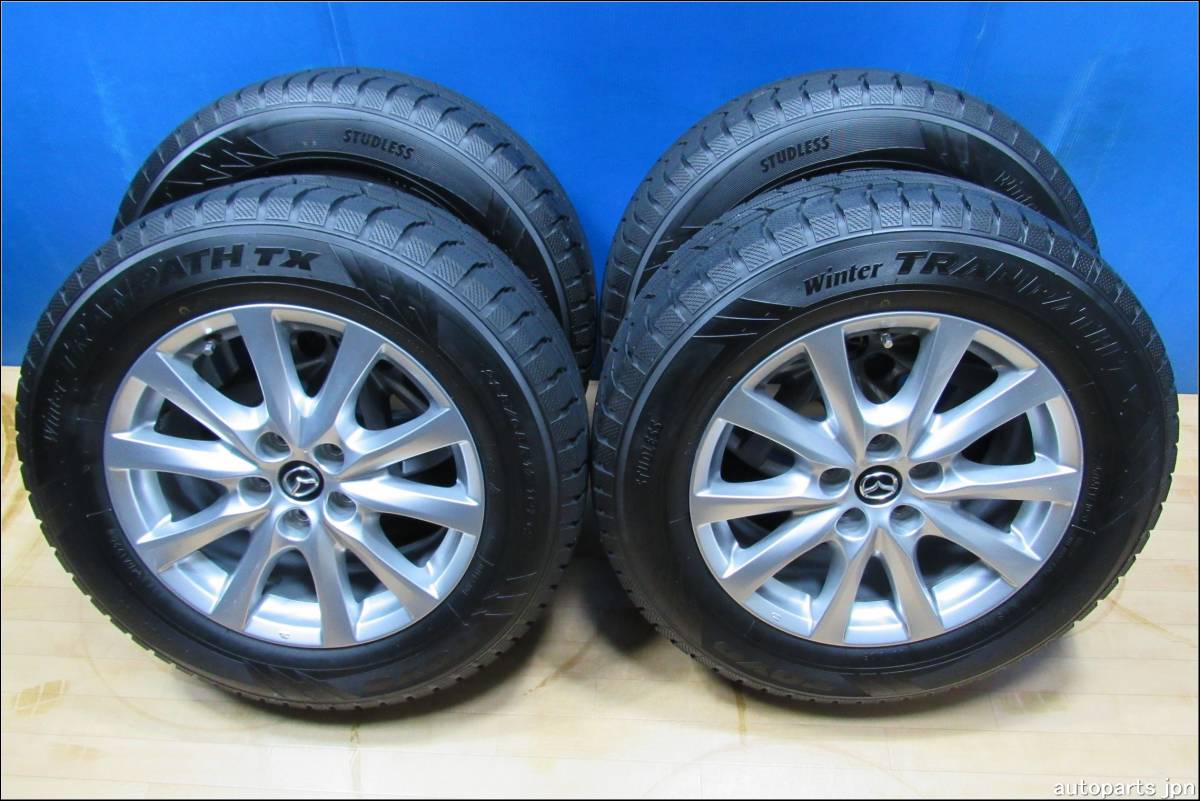 4422トーヨー 225/65R17 スタッドレス 2020年マツダ純正 17×7 1/2J・ET 