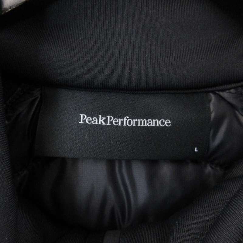 未使用 PeakPerformance ピークパフォーマンス ヘリウムハイブリッドジャケット ダウンジャケット Hybrid Jacket ブラック 黒 L 71005524 ピークパフォーマンス ピーク 未使用 HIKE 裏起毛ミッドレイヤー新品未使用 PeakPerformance(ピークパフォーマンス)ライトソフトシェル