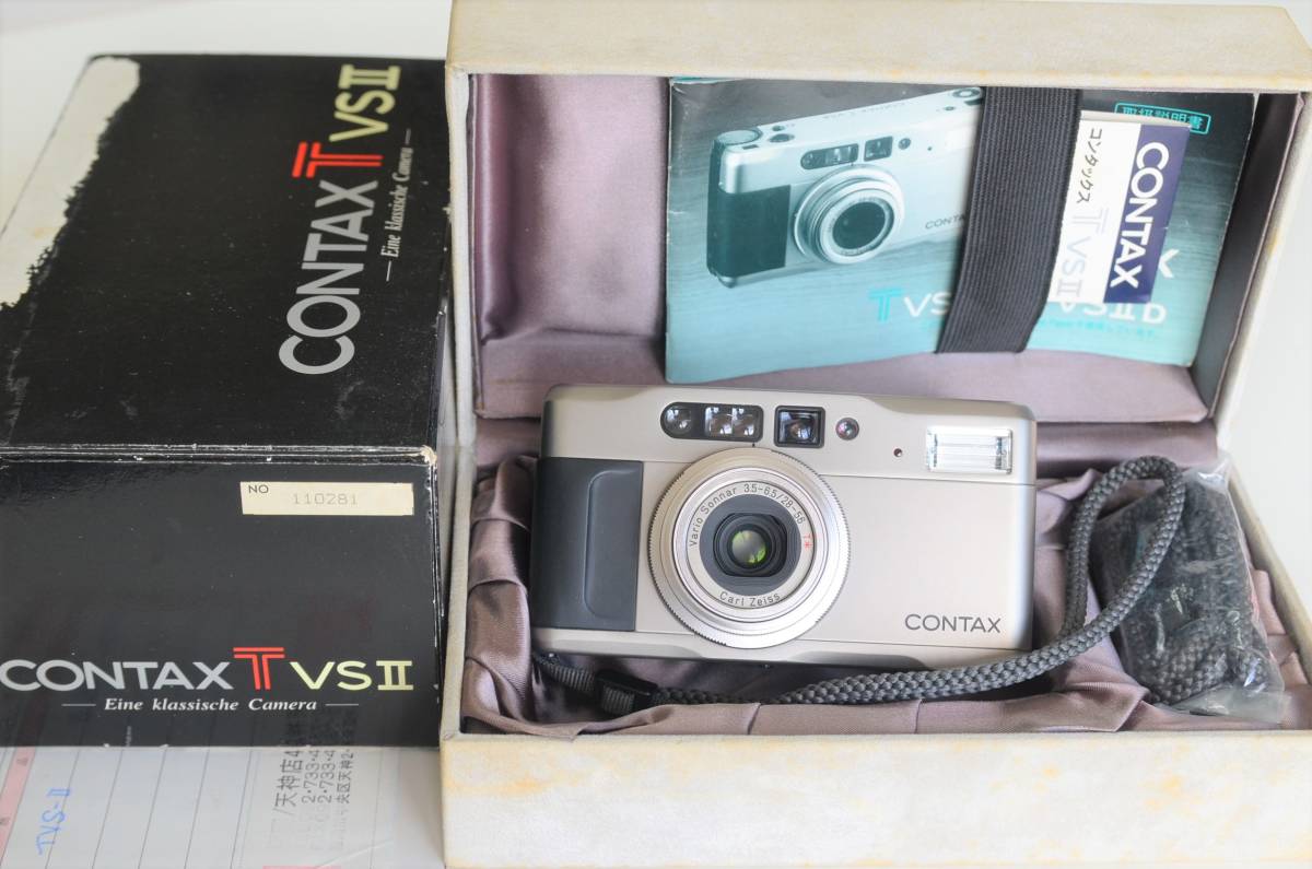 コンタックス Contax TVS II コンパクトフィルムカメラ 【公式通販】