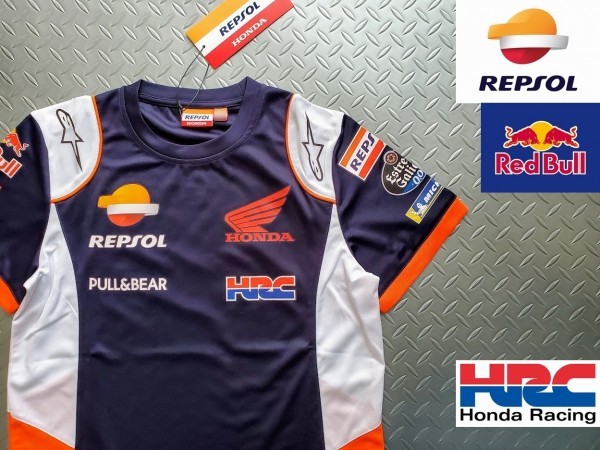 【高品質，大得価】 本物 正規品 HRC Repsol レプソル ホンダ チーム Tシャツ サイズＭ 日本サイズＬ 濃紺 アルパインスターズ マルケス レッドブル(シャツ)｜売買されたオークション情報、yahooの商品情報をアーカ シャツ