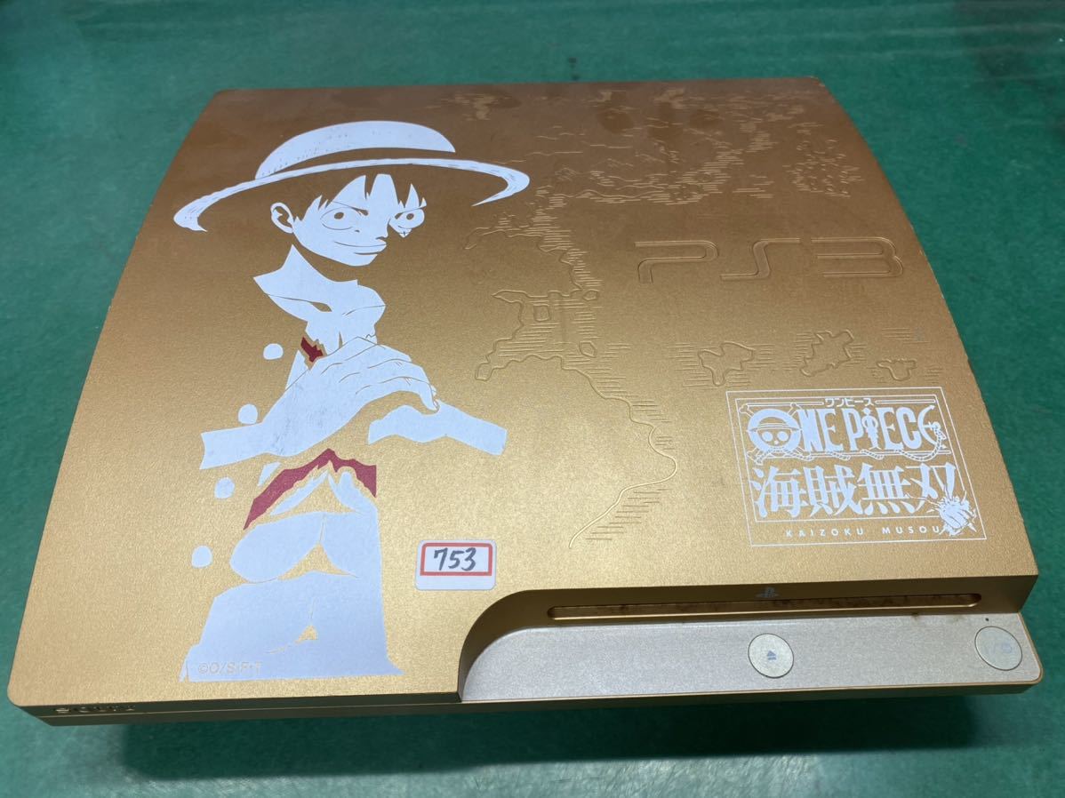激安大特価，新作登場 753 SONY PlayStation3 ワンピース 海賊無双 GOLD EDITION CECH-3000B 320GB 本体のみ プレイステーション3 プレステ3 通電済み(PS3本体)｜売買されたオークション情報、yahooの商品情報をアーカイブ公開 - オ PS3本体