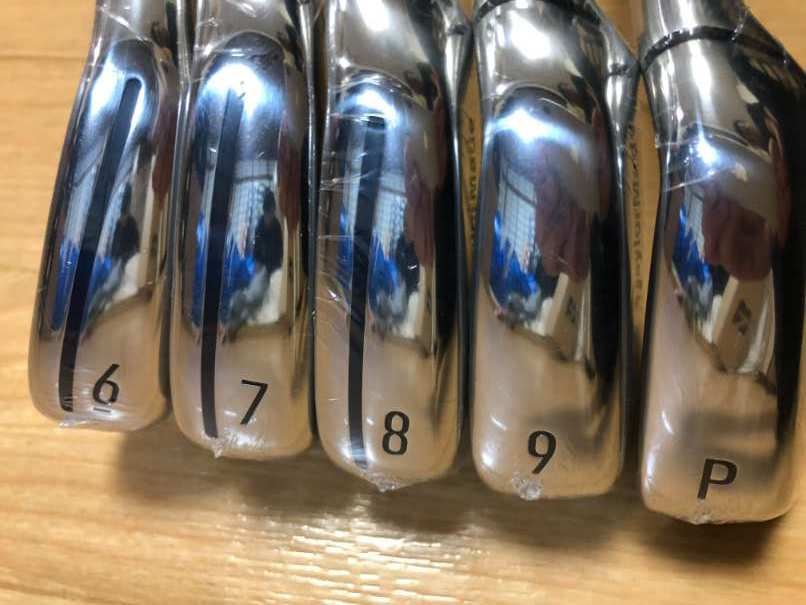 未使用 TaylorMade(テーラーメイド) SIM2 MAX TENSEI BLUE TM60 カーボンシャフト FLEX-R アイアン5本セット #6-9,PW_3