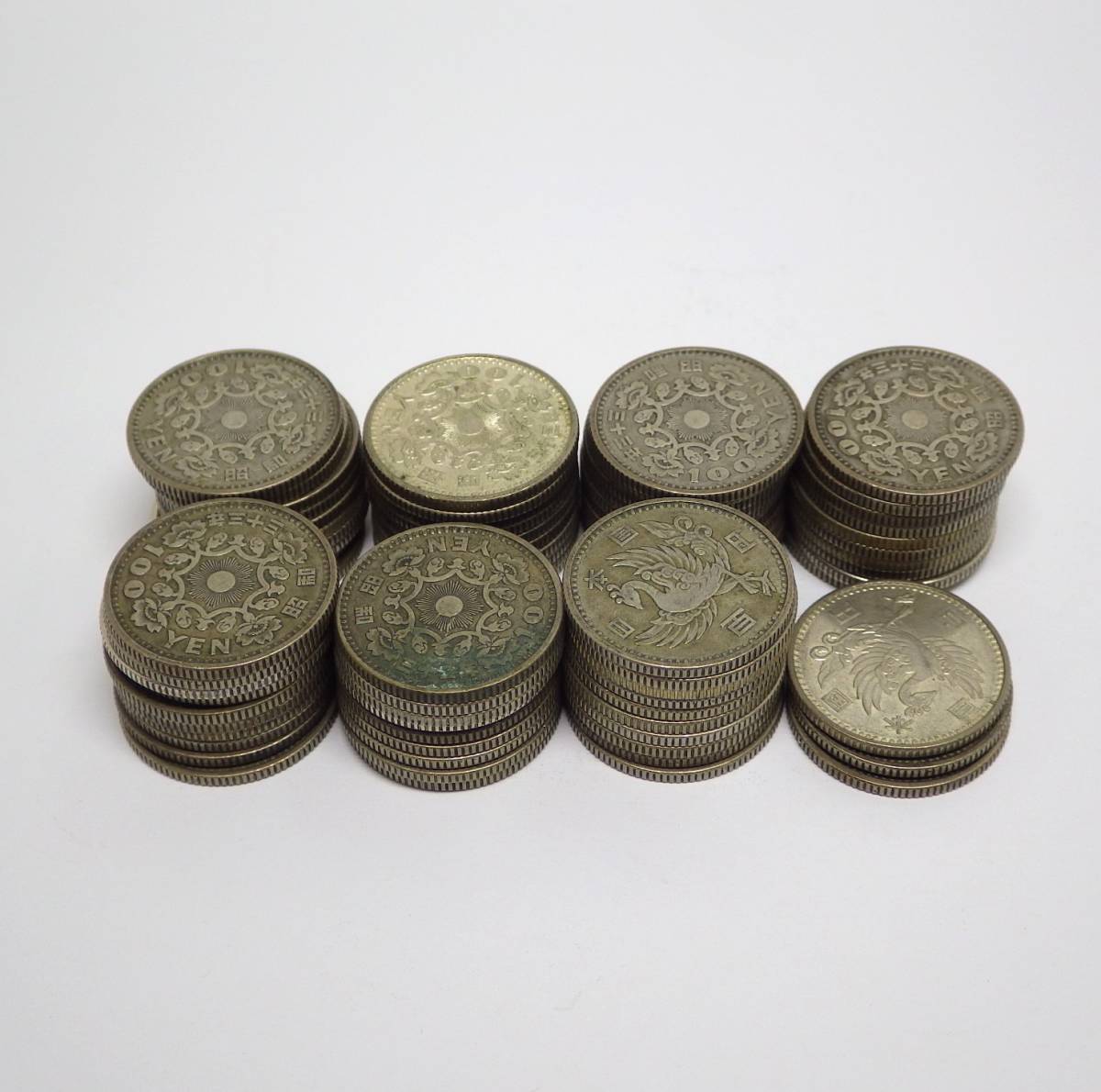 100円 鳳凰 鳳凰100円銀貨 銀貨 古銭 中古B Yahoo!オークション