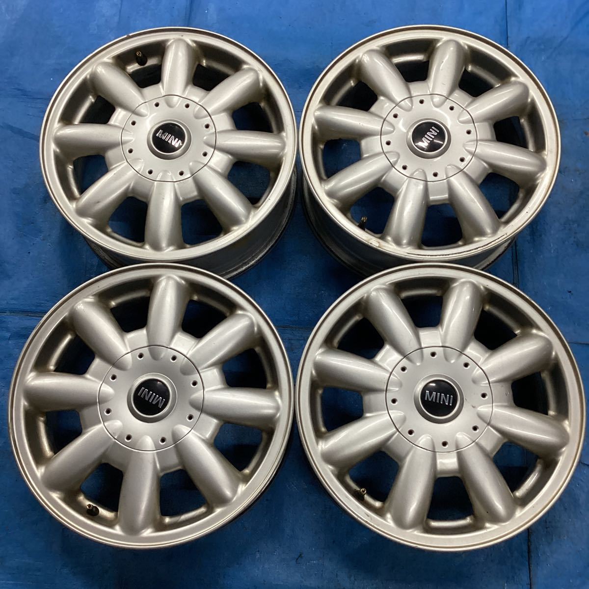  MINI R50 RA16 純正アルミホイール 15&times;5.5J+45 15インチ 4本セット K-3694(純正品)｜売買されたオークション情報、yahooの商品情報をアーカイブ公開 - オークファン 4穴