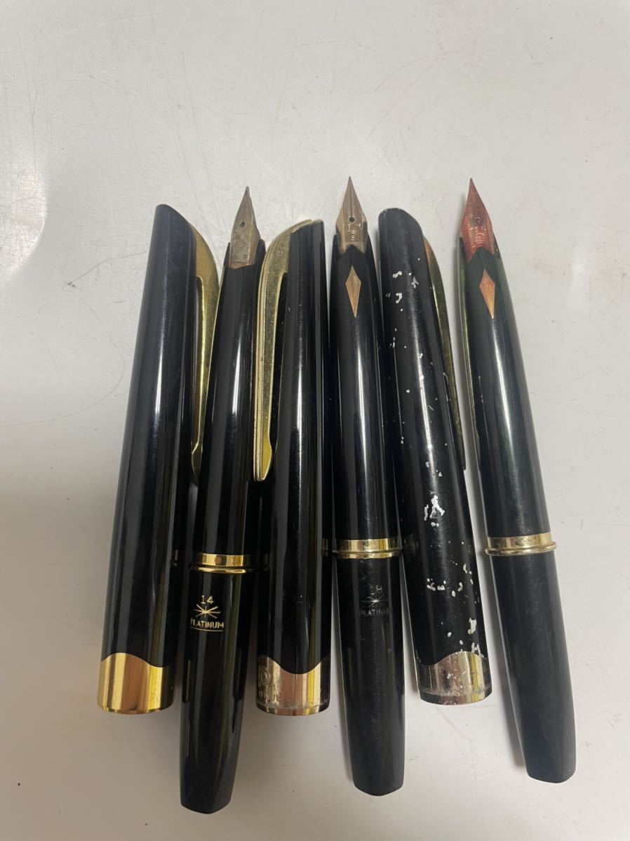 万年筆PLATINUM 18k 14k 3本まとめて売る 筆記用具 文房具 【公式通販】