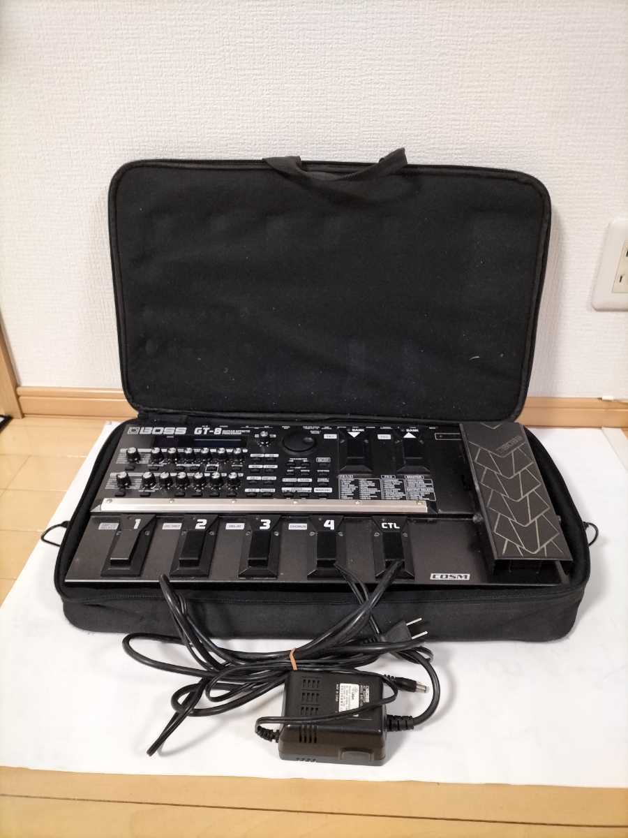 ACアダプター付き BOSS GT-8 マルチエフェクタージャンク品 BOSS GT-8