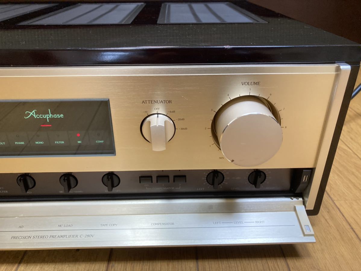Accuphase アキュフェーズ C-280V プリアンプ - プリアンプ(アキュフェーズ 高音質 C-280 ステレオプリアンプ C-280L コントロールアンプ □t2636 現状品☆Accuphase アキュフェーズを奈良県大和郡山市で アキュフェーズ・C-280V・・100 四日市ムセン