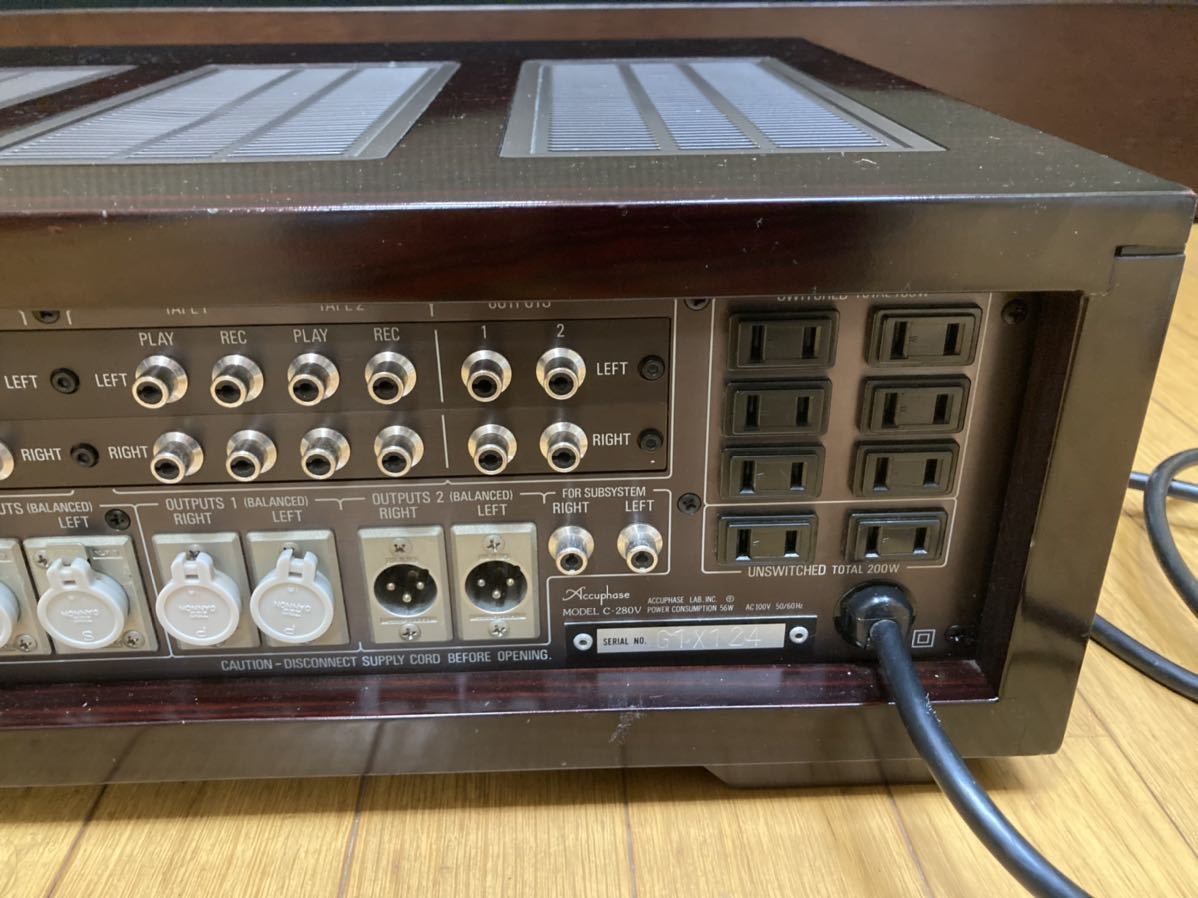 Accuphase アキュフェーズ C-280V プリアンプ - プリアンプ(アキュフェーズ 高音質 C-280 ステレオプリアンプ C-280L コントロールアンプ □t2636 現状品☆Accuphase アキュフェーズを奈良県大和郡山市で アキュフェーズ・C-280V・・100 四日市ムセン