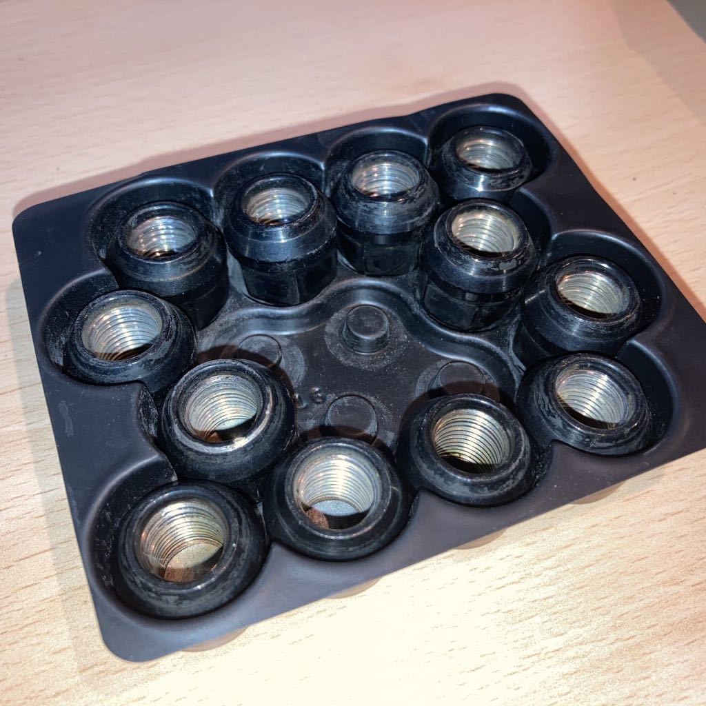 協永産業 KYO-EI ラグナット スーパーコンパクト M12×P1.25 ブラック 全長22mm 二面幅19HEX テーパー60° 袋ナット　12個分_3