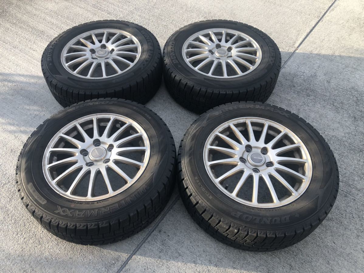【定番人気，セール】 スタッドレスタイヤ 16インチ ホイール4本セット ECO FORMEダンロップ WM02 215/60R16/2021製(スタッドレスタイヤ)｜売買されたオークション情報、yahooの商品情報をアーカイブ公開 - オークファン 5穴