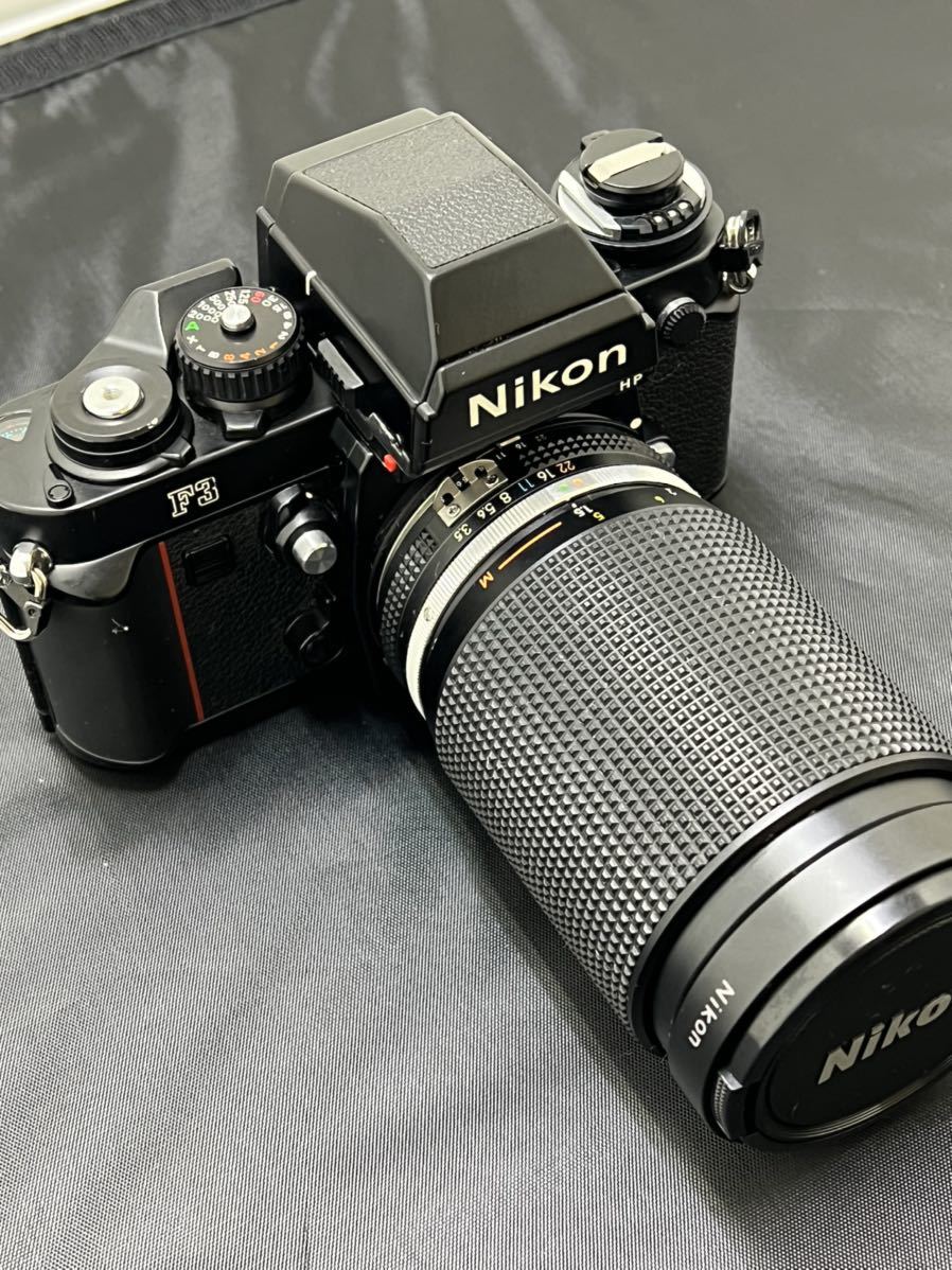 Nikon F3 本体＋レンズ ジャンク品扱い ジャンク【NIKON F3】レンズ付き フィルム一眼レフカメラ ブラック