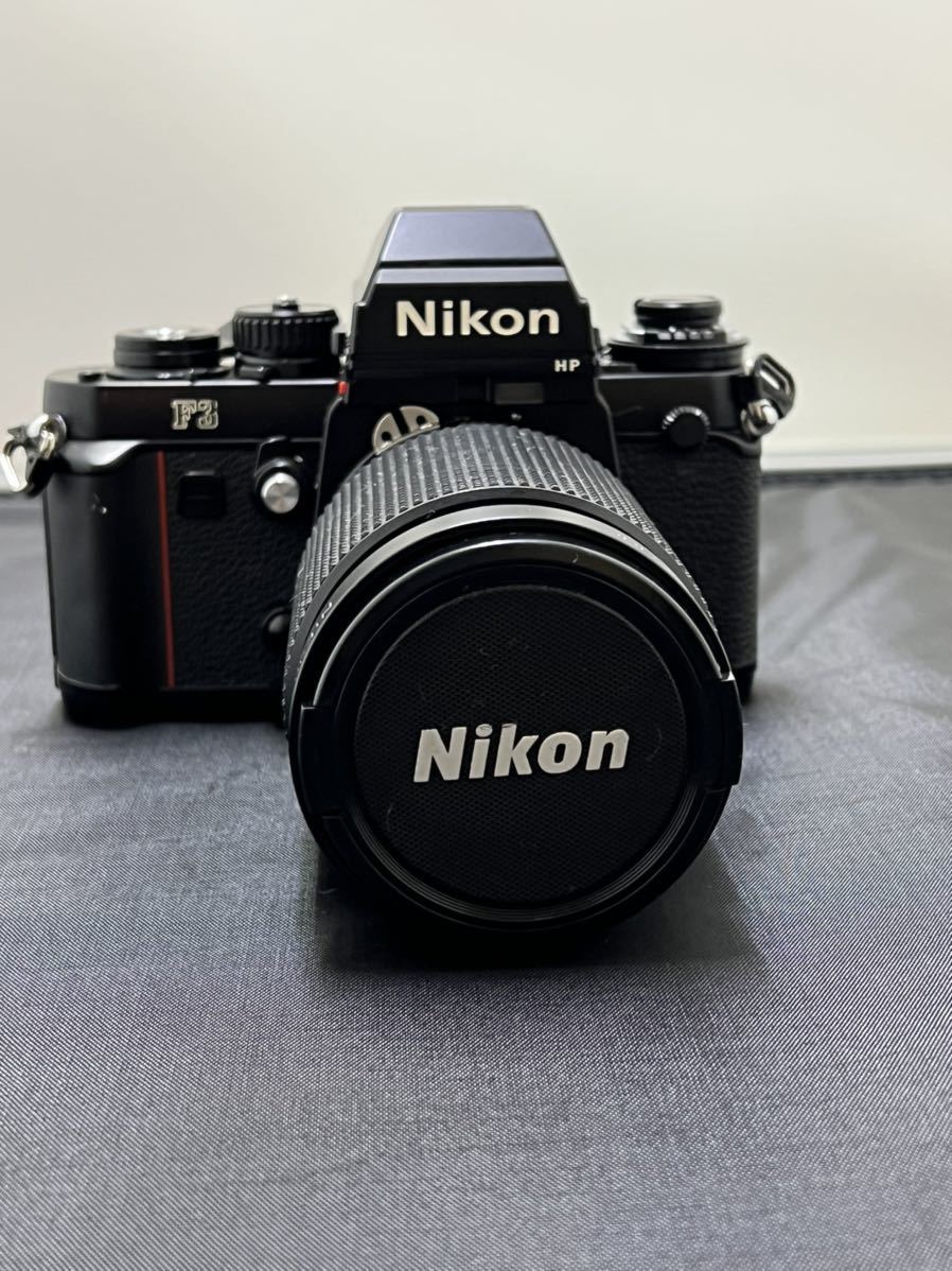 Nikon F3 本体＋レンズ ジャンク品扱い ジャンク【NIKON F3】レンズ付き フィルム一眼レフカメラ ブラック