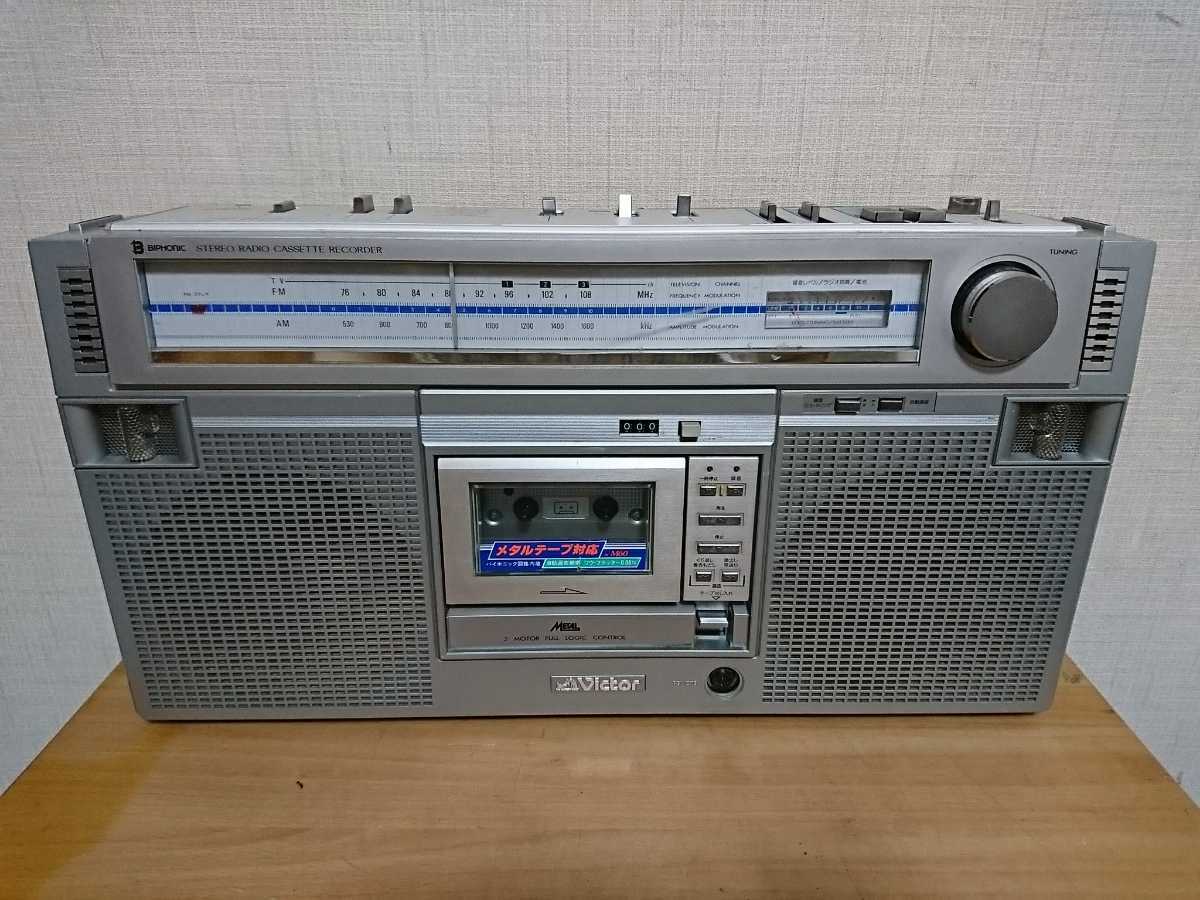 VICTOR ラジカセ RC-M60 ジャンク Victor RC-M60 ラジカセ ビクター