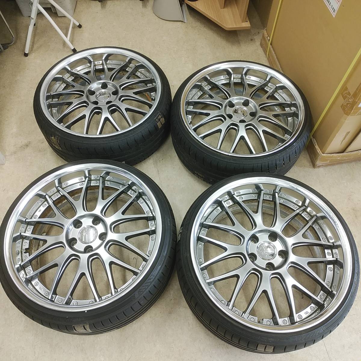 日産 オーテック 15インチ シルバー 6スポークホイールセット