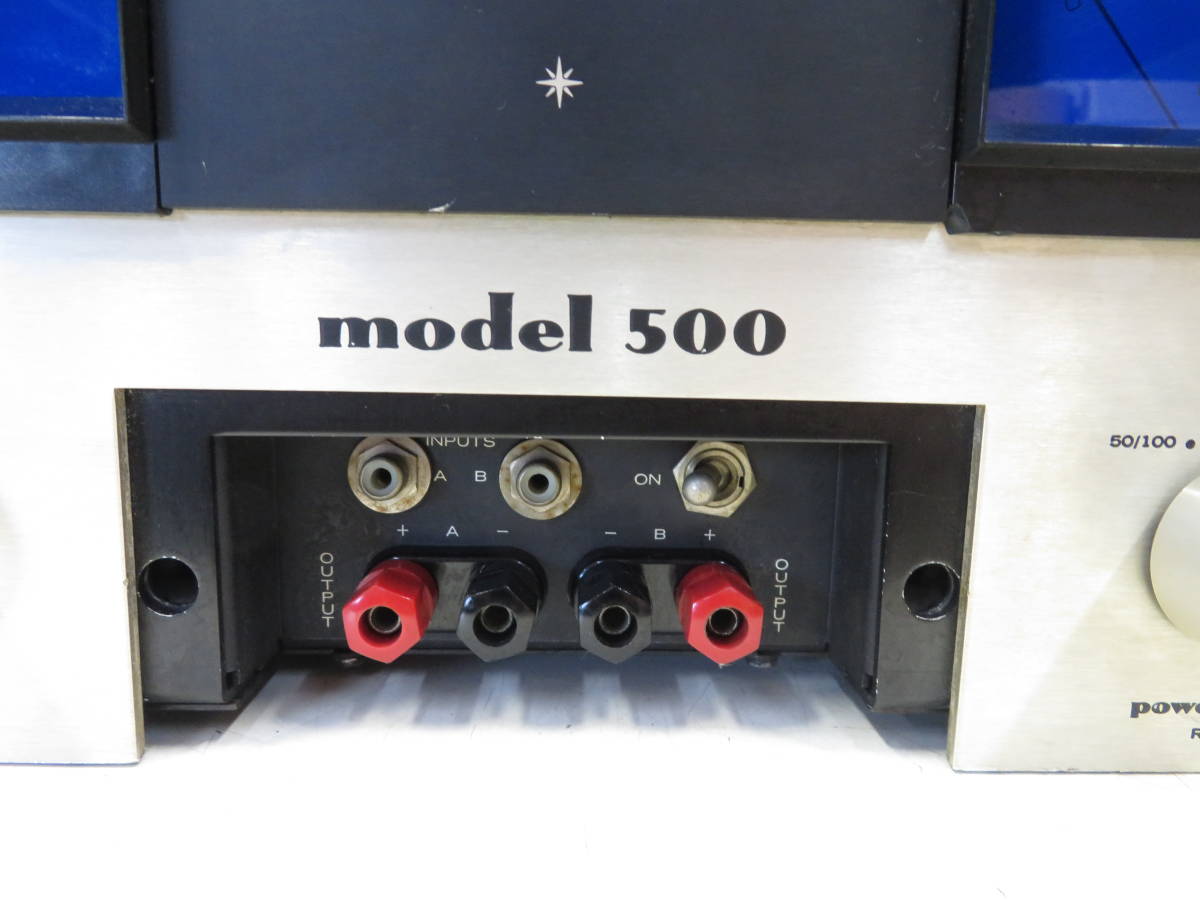 A4) marantz パワ－アンプModel 500 0 Model Marantz F MCINTOSH MA