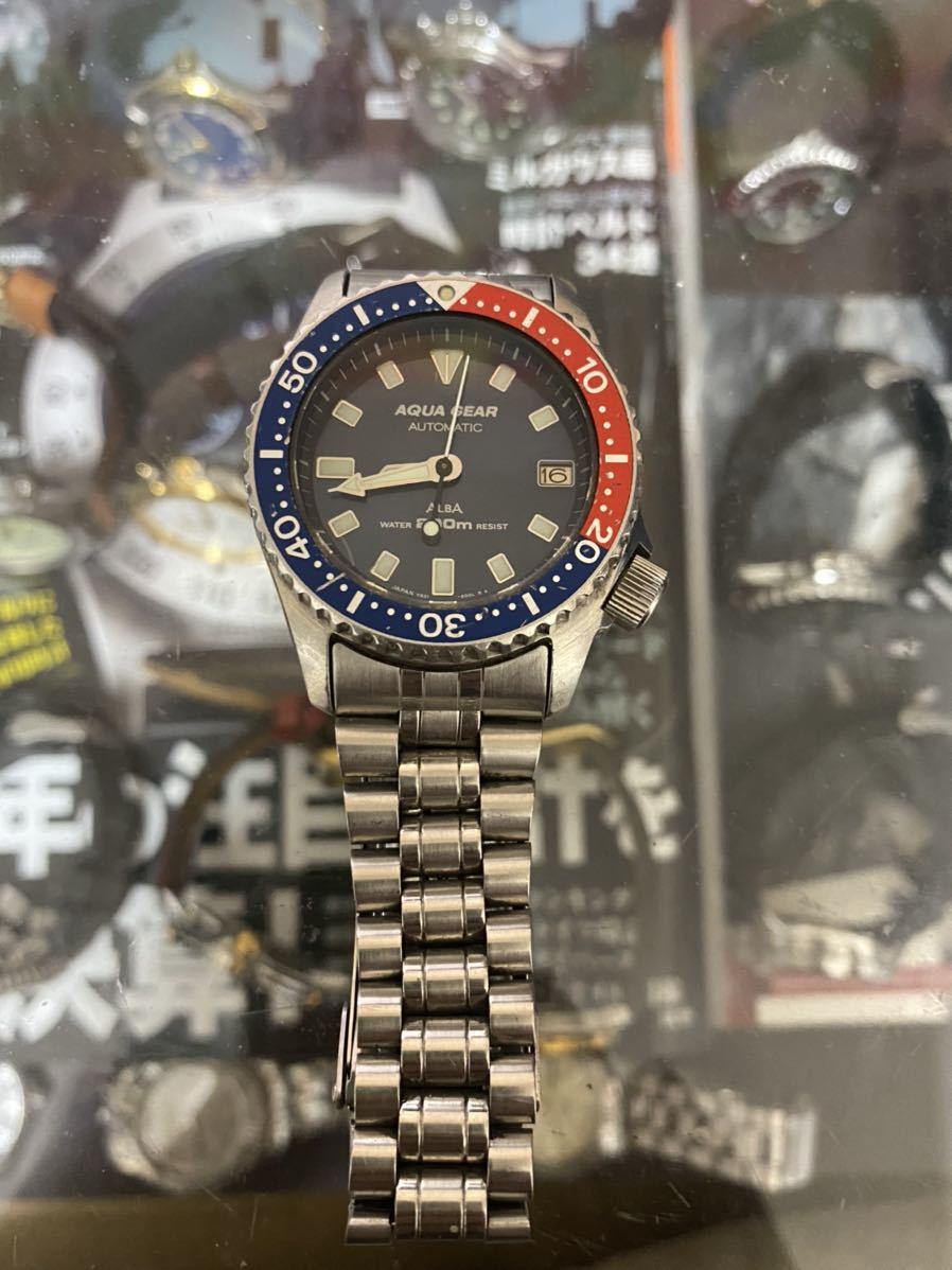 Alba Gear AQUA Aqua ALBA SEIKO Seiko 200M Divers 38mm GEAR 200m 